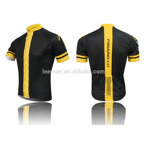 New style yellow/black plain cycling jerseys/shirts for sale